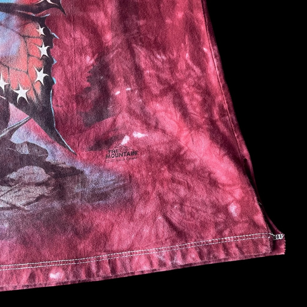The Mountain Fairy Tee Tie Dye XL Butterfly Stars Stripes - Picture 4 of 11